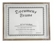 Marco Para Certificado Diploma Documento Cuadro 22x28cm B819
