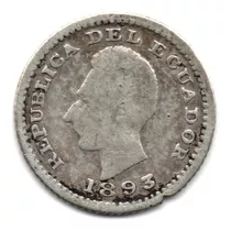 Ecuador Medio Décimo De Sucre 1893