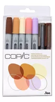 Marcadores Copic Ciao X 7 People Doble Punta Doodle Kit