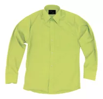 Camisa De Vestir Para Adulto Verde Manzana 34 A 42