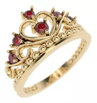 Anel Coroa Ouro 18k