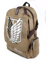 Mochila De Shingeky No Kiojin Ataque De Titanes 3 Colores