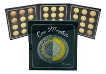 Álbum Coleccionador De Monedas Cono Monetario $10 Pesos
