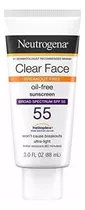 Protector Solar De Amplio Espectro - Neutrogena Clear Face