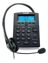 Cabezal Telefonico Con Vincha Y Teclado Elgin 8000 Caller Id