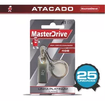 Kit 25 Pendrive 4gb Atacado Masterdrive Platinum Original