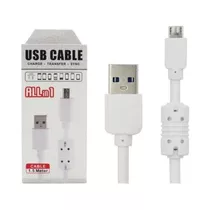 Cabo Carregador Micro Usb Com Filtro 1,5m V8