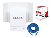 Kit Link 3g/4g Amplimax Fit Elsys + Roteador + Cabo Lan 20m