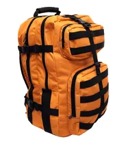 Mochila Táctica De Rescate Con Sistema Molle Naranja 45lts