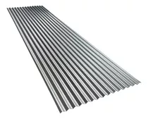 Chapa Acanalada Galvanizada Ecopanel X Metro Lineal 0.50m Ma