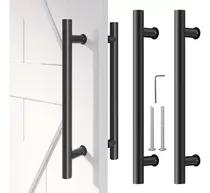 Manillon Doble Acero Inoxidable 50 Cm Para Puerta Madera