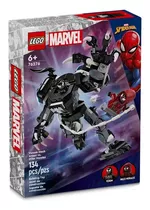 Lego 76276 Marvel Armadura Robótica De Venom Vs. Miles Cantidad De Piezas 134