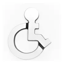 Señal Indicador Baño Silueta Alum Hombre Mujer Discapacitado