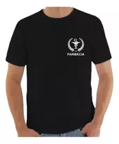 Camiseta De Algodão Masculina Curso Farmácia Faculdade 