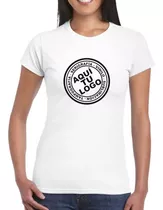 Remera Personalizada Mujer Foto Logo Frase