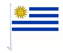 Banderin De Uruguay 30 X 45 Pack 6 Unidades Mundial Vamos ! 