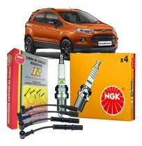 Kit Jogo Cabos De Velas E Velas Ignição Ngk - Ford Ecosport 1.6 16v Sigma 2012 2013 2014 2015 2016 2017 2018 Sigma