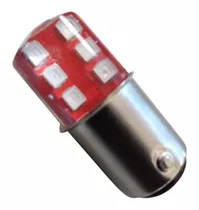 Foco Calavera Stop Estrobo Moto 2/3w 12v Led  Rojo O Blanco