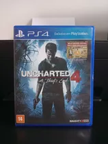 Jogo Uncharted 4 Ps4 Usado Mídia Física