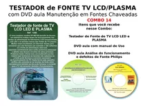 Testador Fonte Tv Lcd Plasma E Dvd Aula Fontes Chaveadas Lcd