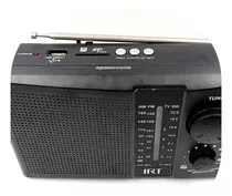 Radio Portátil Irt Recargable Fm Am Usb Mp3 Sd 220v O Pilasd