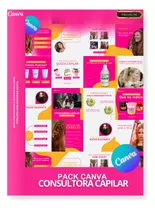 Pack Canva Consultora Capilar - Artes Profissionais 