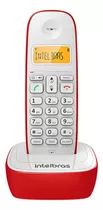 Telefone Sem Fio Intelbras Ts 7510 Vermelho