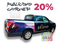 Rotulacion Publicitaria Camioneta Pickup M - 20% 