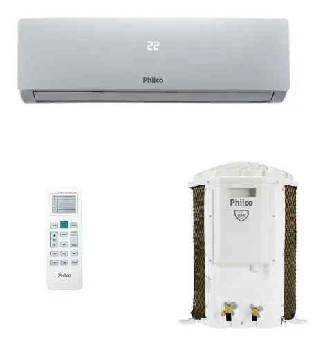 Ar condicionado Philco Split frio/quente 12000 BTU branco 220V 12000
