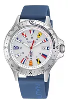 Reloj Nautica N83 Caballero Cocoa Beach Solar Cáratula Plata