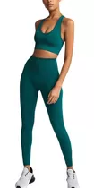 Leggins Levanta Gluteos + Bra Conjunto Licra Deportivo Mujer