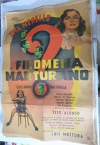 Antiguo Afiche De Cine Original-filomena Marturano- Sb