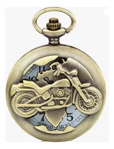 Reloj Bolsillo De Bronce - Moto