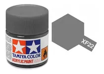 Tinta Acrílica Mini Xf-22 Rlm Cinza (10 Ml) - Tamiya 81722