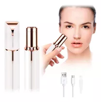 Depiladora Facial Removedor De Vello Sindolor Recargable Usb Color Blanco