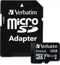 Tarjeta Micro Sdhc Verbatim Card 32gb Class 10 