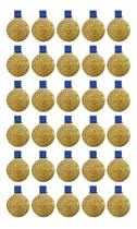 Kit Com 30 Medalhas De Ouro M43 Honra Ao Mérito Fita Crespar