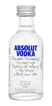 Vodka Absolut Miniatura Presente Atacado Cestas 50ml