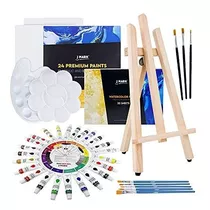 Juego De Pinturas Acrílicas Y Acuarelas  Kit De Pintura De