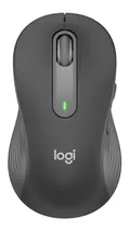 Mouse Sem Fios Logitech Signature M650 L Mão Grande Grafite