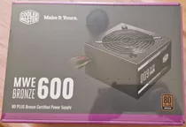 Fonte De Alimentação Cooler Master Mwe 600 V2 600w