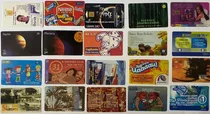 20 Tarjetas Telefónicas Usada Publicida Uruguay Brasil Tt033