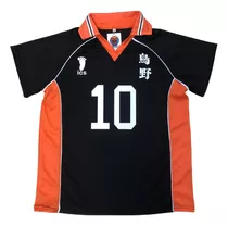 Camiseta Shoyo Hinata #10 Haikyu Karasuno Cosplay Anime