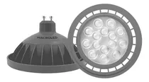 Lampara Led Ar111 15w 220v 3000k Calida Gu10 Macroled Color De La Luz Blanco Cálido