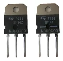 Tip142 + Tip147 Par Complementario Transistores Darlington 