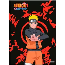 Caderno Brochurão 80 Folhas São Domingos Naruto Laranja