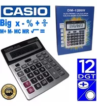 Calculadora Casio Dm1200v 12 Digitos Tamaño Grande M Y Detal