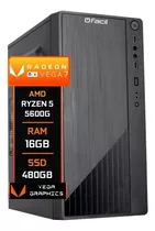 Computador Fácil Amd Ryzen 5 5600g Vega 7 16gb Ssd 480gb