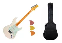 Guitarra Tagima Tg 530 Owh Woodstock Olympic White + Capa