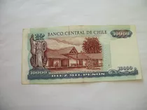 Billete 10.000 Pesos Chile Año 2002 (rg)